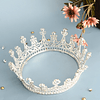 Tiara zircônia cúbica design de coroa casamento