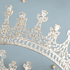 Tiara zircônia cúbica design de coroa casamento