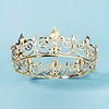 Tiara de decoração de cristais