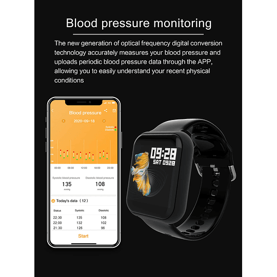 Relógio inteligente Monitoramento de frequência cardíaca
