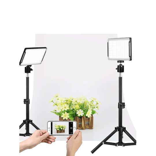 6 polegadas selfie Luz com flexível Tripé
