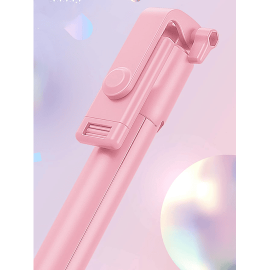 Tripé de bastão de selfie sem fio ajustável de 1 peça compatível com Bluetooth