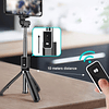 Tripé para selfie sem fio de 1 peça compatível com Bluetooth
