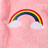 Bebé Macacões Bordado arco-íris Com capuz Flanela