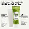 Gel de Aloe Vera (99,75%) orgânico - produzido à mão e pressionado a frio - POLPA real (sem pó) - 100% natural, vegano e não disluído - aprovado por...