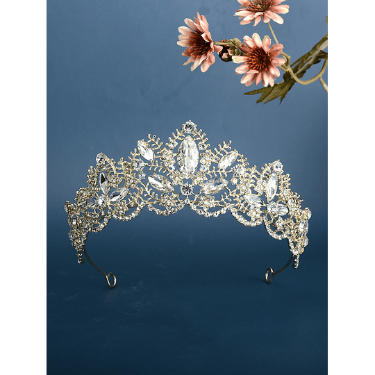 decoração de strass Tiara de noiva 3peças Conjunto de joias