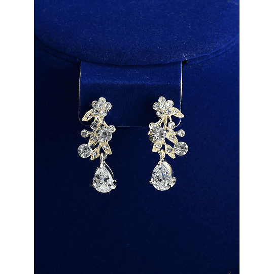 decoração de strass Tiara de noiva 3peças Conjunto de joias