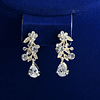 decoração de strass Tiara de noiva 3peças Conjunto de joias