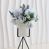 1peça Vaso flor moderno branco para flor e casa decoração