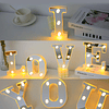1 peça de luz de decoração em forma de letra LED