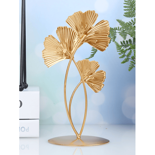 1 peça de decoração artística em forma de ginkgo biloba