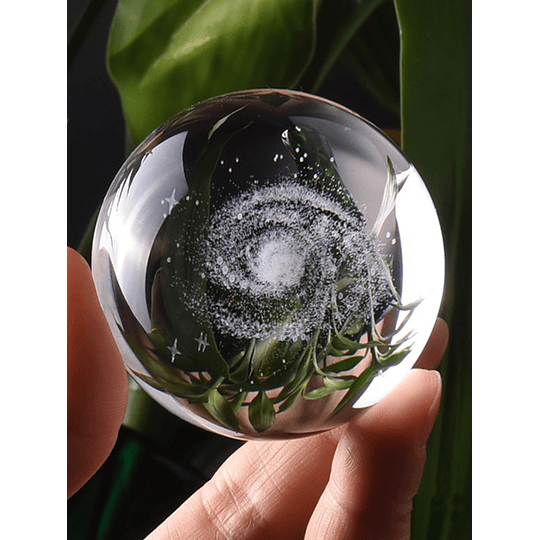 Decoração de arte de bola de cristal