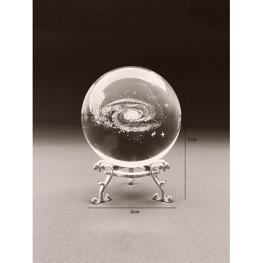 Decoração de arte de bola de cristal