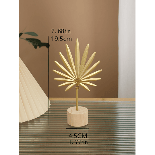 1peça ferro Decorações criativo folha design Objeto de decoração para casa