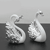 2 peças de objeto decorativo de design de cisne