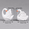 2peças Artesanato de Decoração Desenho cisne