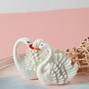 2peças Artesanato de Decoração Desenho cisne