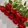 2 peças Lindas flores artificiais de rosas, decoração de mesa para casa, buquê longo, arranjo de plantas falsas, presentes para o dia dos namorados