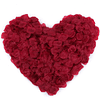 500 peças reutilizável poliéster Rosa artificial Cabeça de flor artificial para casamento Decorações