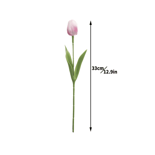 10 peças artificial branco simulação tulipa simulação diy dia dos namorados presente aniversário presente