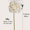 1 peça hortênsia de plástico artificial