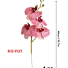 1 ramo de Phalaenopsis Artificial Sem Vaso