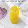 6 unidades de fatia de limão artificial