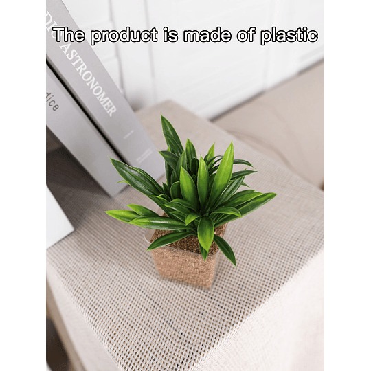 1 peça de planta artificial em vaso