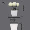 1 peça de planta artificial em vaso