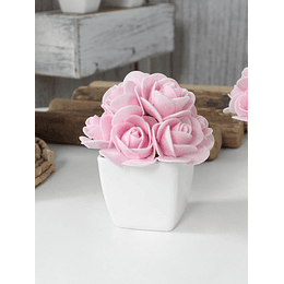 1 peça de flor artificial em vaso