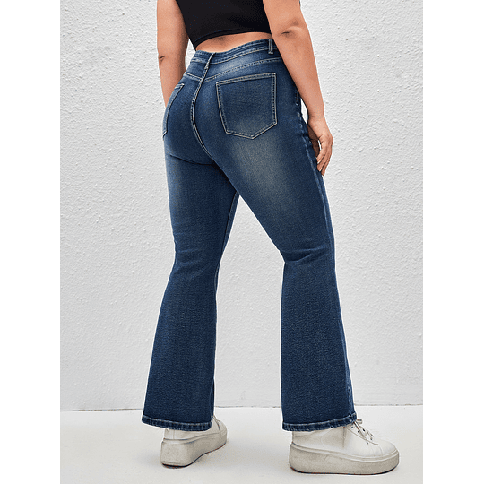 Mais Calça jeans flare Cintura alta