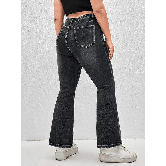 Mais Calça jeans flare Cintura alta