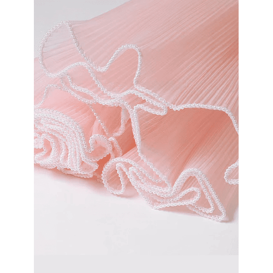 1peça Papel de embalagem de flor de fio de onda, papel de embrulho para buquê feito à mão diy material de embrulho decoração de buquê de balão