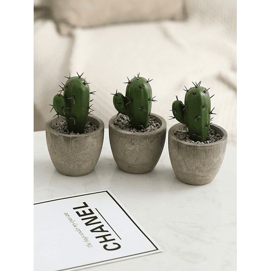 1pc Artificial Potted Cactus