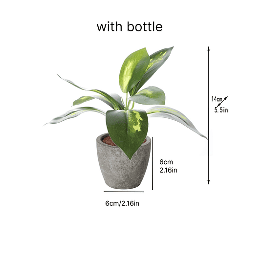 1peça artificial vaso de planta
