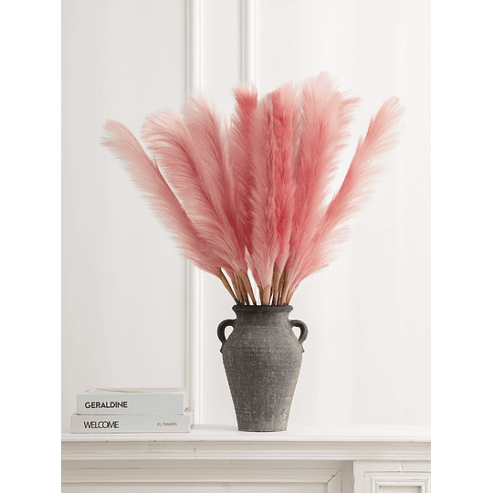 3peças Buquê de grama artificial de pampas, festa de casamento de férias decoração de casa simulação de planta diy flor falsa junco boho