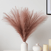 3peças Buquê de grama artificial de pampas, festa de casamento de férias decoração de casa simulação de planta diy flor falsa junco boho