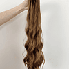 Aplique de cabelo comprido onda corporal rabo de cavalo sintético com garra