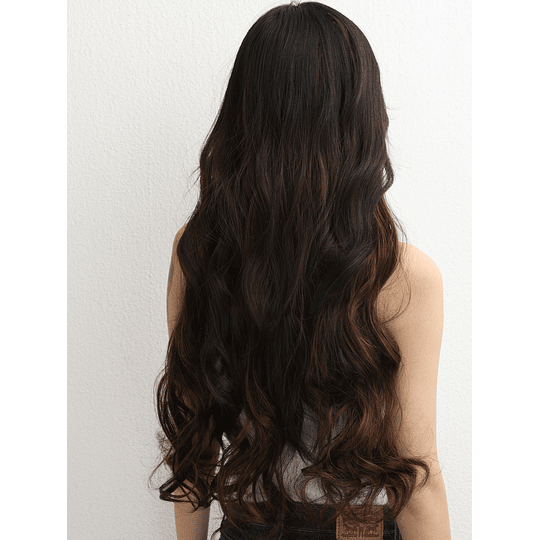 Pacote de 3 extensões de cabelo sintético para cabelos longos e encaracolados