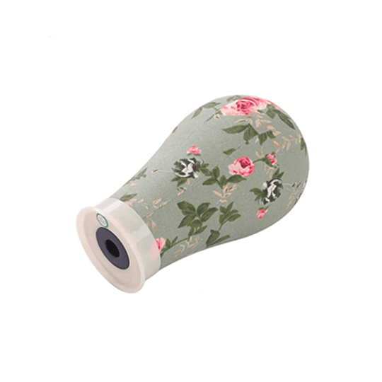 Cabeça de manequim 22 polegadas impressão floral com suporte