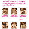20 peças de extensão de cabelo humano liso