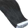 Extensões de cabelo humano com fita reta de 20 peças