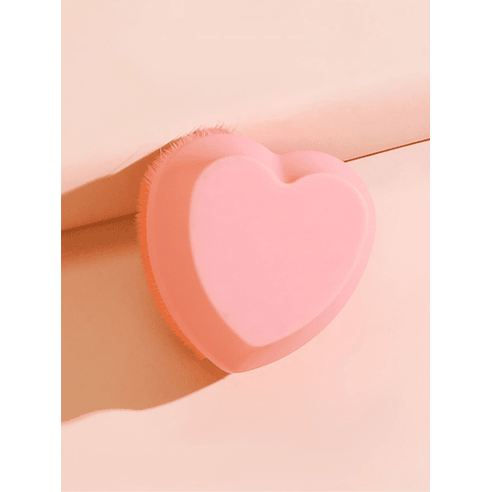 1 pincel de base em formato de coração