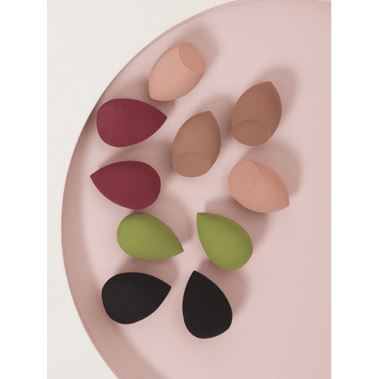 10 peças Conjunto de esponja de maquiagem projeto de gota dágua