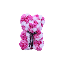 1 peça de flor artificial PE, decoração de flor simulada com design de urso para decoração de casa