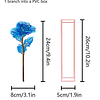 1peça Flor artificial & 1peça claro Caixa