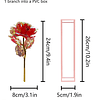 1peça Flor artificial & 1peça claro Caixa