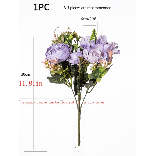 Flor Artificial 1pc