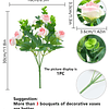 1 peça buquê de flores artificiais