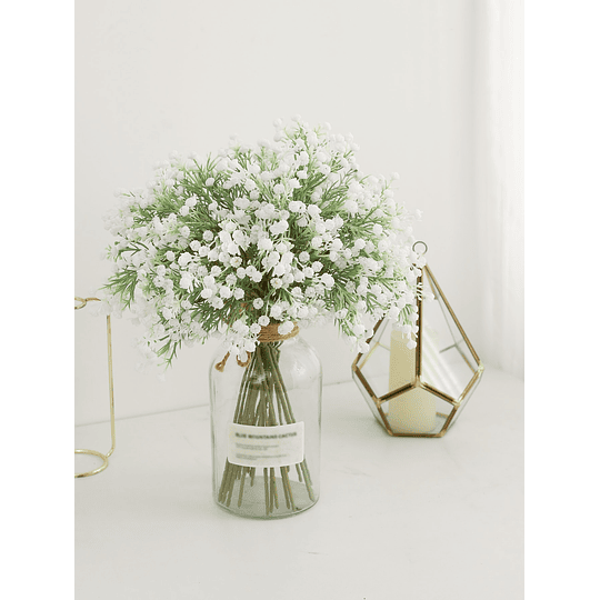 5 pçs Flor de Gypsophila Artificial, Bouquet de Gypsophila Falso Para Buquês de Casamento Faça Você Mesmo Mesa de Hotel Decoração de Jardim